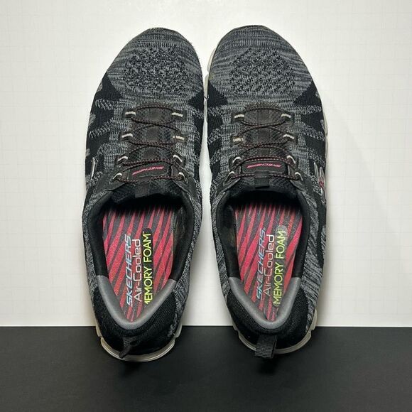 Womens SKECHERS EZ Flex 3.0 Take The Lead Black Running Shoes / Size 8.5 - Picture 6 of 9
